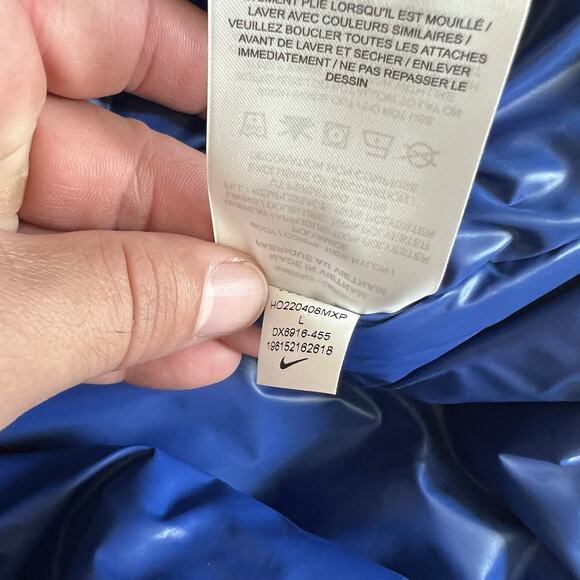 Nike x AMBUSH Football Jacket Deep Royal Blue Men’s DX6916-455 Large NWT - Picture 12 of 12